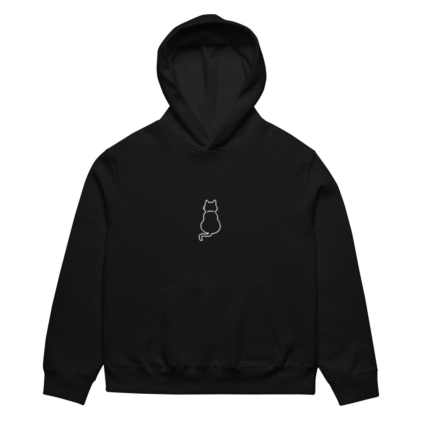 Cat Graphic Oversized heavyweight hoodie